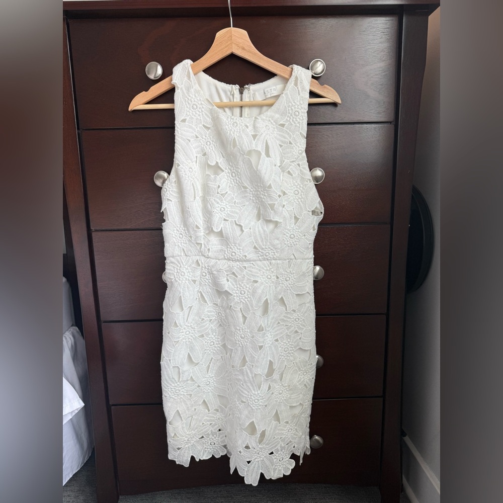 Nordstrom white mini dress.
